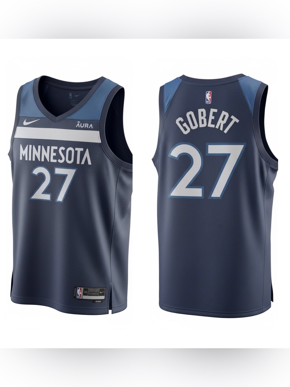 NEW NIKE Minnesota Timberwolves Icon Edition Swingman Jersey - Rudy Gobert #27